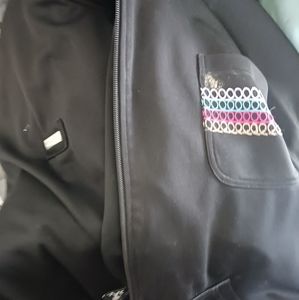 LRG black zip up jacket